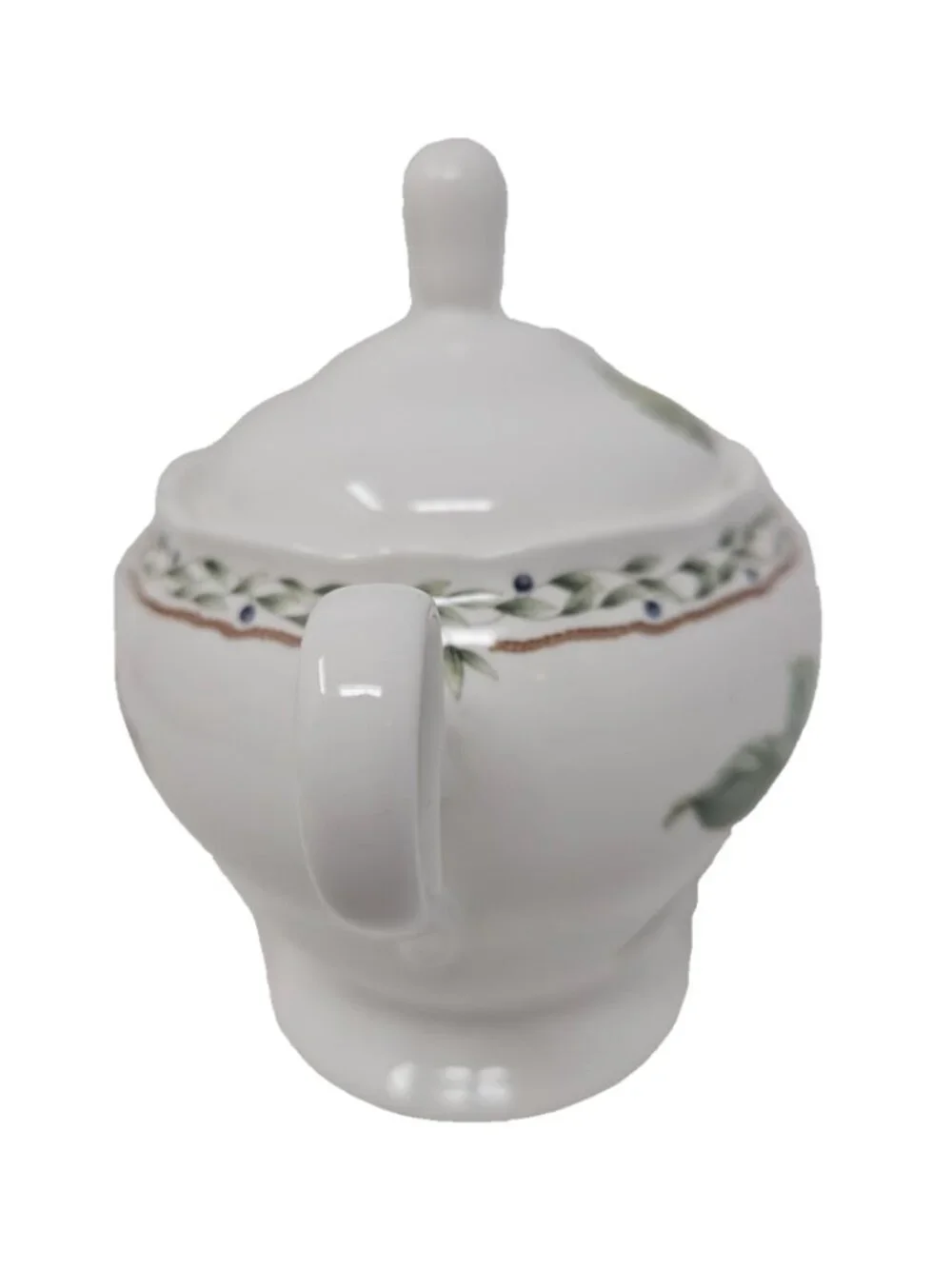 Vintage 1980s Noritake Primachina Lidded 2 Handled Sugar Bowl Royal Orchard 9416